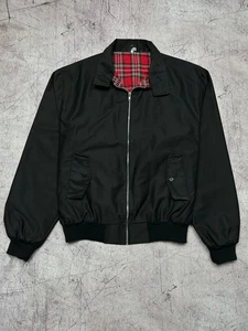 England Vintage Herren karierte gefütterte Harrington Jacke mit Kragen Größe XXL - Bild 1 von 5