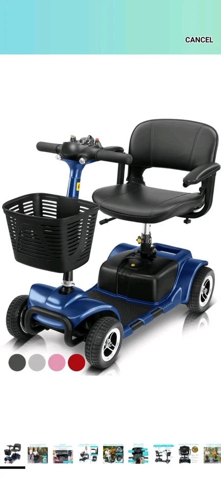 Scooter Eléctrico Plegable Automático Movilidad Control Remoto Aprobado por Aerolínea Foto 1 de 1