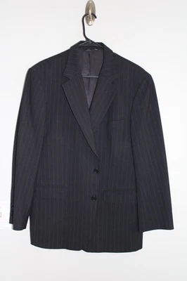 NAVY-BLUE BROOKS BROTHERS STRETCH WOOL SPORT COAT sz 40S pinstriped suit jacket - Image 1 of 4