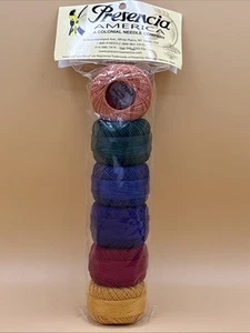 Presencia America Finca Perle Cotton # 8 Thread Sampler Pack Jewel Sampler - Picture 1 of 6