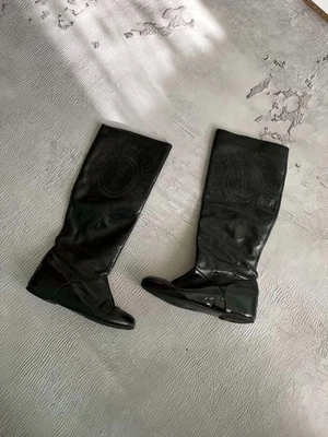 Botas altas de lujo vintage para mujer Yves Saint Lauren negras talla: 37 Foto 1 de 4