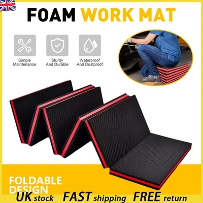 3in1 Foldable Garage Mechanics Eva Foam Work Mat Water & Oil Resistant Under Car - Image 1 of 4