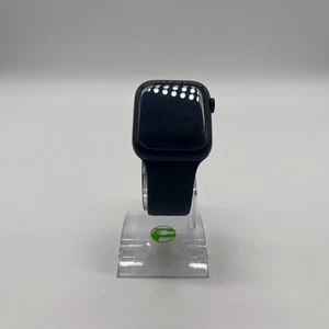 GPS Only Apple Watch Series 8 45MM MIDNIGHT Aluminum Black Sport Band A2774 - Photo 1 sur 5