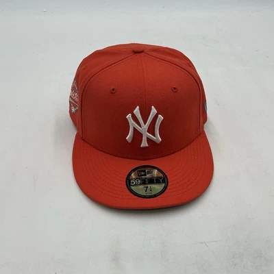 Gorra ajustada New York Yankees 59Fifty 1996 Serie Mundial naranja 7 1/4 $50 Foto 1 de 4