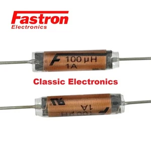 Fastron 100uH 1 Amp Axial Lead Suppression Choke Wirewound Ferrit Core - Bild 1 von 2