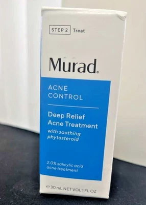 Murad Acne Control Deep Relief Acne Treatment 1 oz 2% Salicylic Acid 3/2027 NIB - Image 1 of 4