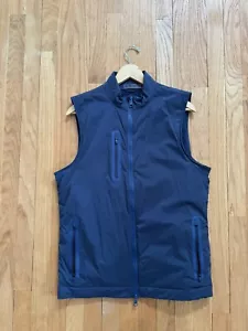 G FORE Men's Wind Cheater Vest Size Large Small Blue Waterproof Golf Slim Fit G4 - Picture 1 of 3