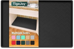 34" x 19" Waterproof Under Sink Mat Cabinet Liner Kitchen Drawer Drip Tray - Picture 1 of 7