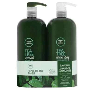 Paul Mitchell Tea Tree Special Shampoo and Hair & Body Moisturizer 33.8 Oz DUO - Picture 1 of 1