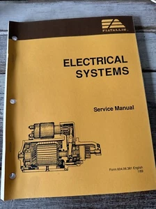 Fiat-Allis FL7 Loader FD7 Dozer Electrical Wiring Diagram Manual Service FE FL - Picture 1 of 8