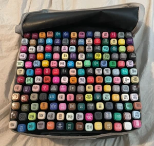 WELLOKB Dual Tip Markers Set 168 No Carrying Strap - Picture 1 of 2