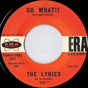 TEXTE - So what!!! 7" (60er Jahre US Garage) NEUWERTIG - Bild 1 von 2
