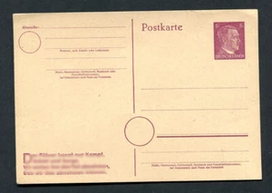 German Reich WW II : 6 Pfennig Hitler stationary from 1944 - mint NH - Picture 1 of 2