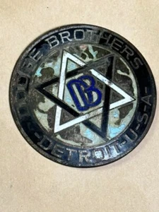 Antique Dodge Brothers Detroit USA Radiator Badge - Picture 1 of 4