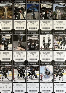2011-2012-2013-2014-2015-2016-2017 Los Angeles Kings Season Ticket Stubs - Mint! - Picture 1 of 12