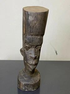 Tribal African Vintage Figurine Ebony Wooden Hand Carved statue Rare 5.5" ART - Picture 1 of 7