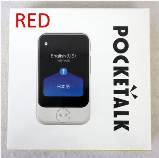 POCKETALK S Translator Global Communication 74 languages Red eSIM (2years) Japan - Image 1 of 4