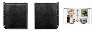 Magnetic Self-Stick 3-Ring Photo Album 100 Pages (50 Sheets), Black  - Picture 1 of 4