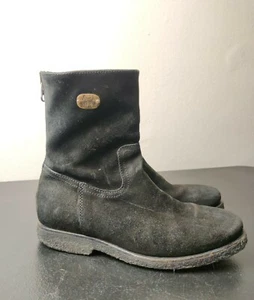 ARMANI JEANS AJ 1981-2011 Lucky A-J  Boots Men’s Black Suede Shoes Size 42 US 9 - Picture 1 of 12