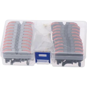 20PCS Compact DIN Rail Terminal Blocks Kit Wire Wiring Connector Circuit Inline - Picture 1 of 12