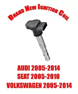 A3 A4 A5 A6 Q5 RS8 S3 TT ALTEA LEON BEETLE BORA GOLF JETTA TIGUAN Ignition Coil - Picture 1 of 7