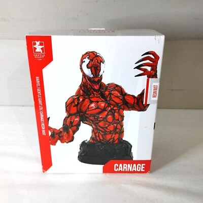 CARNAGE 1/6 Mini Bust/Statue Gentle Giant Marvel Comics Spider-Man Venom 417/500 - Image 1 of 3