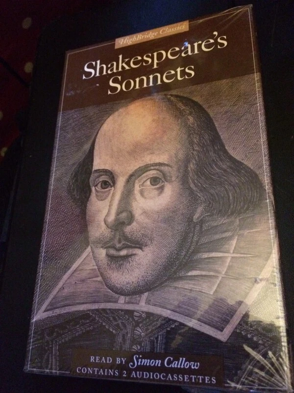 William Shakespeare sonnets Simon callow 2 cassette set still sealed - Image 1 of 1