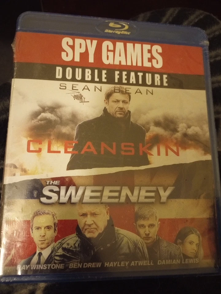 2d Blu Ray Spy Games Double Feature Cleanskin & The Sweeney Sean Bean