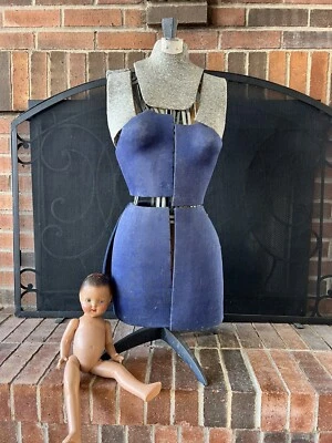 Vtg Sally Stitch Type Womans Adjustable Dress Form Sewing Dress Making Mannequin - Image 1 of 4