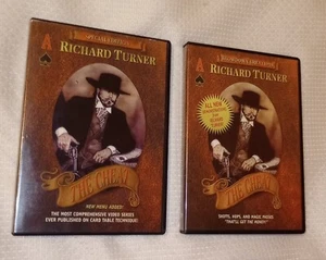2 DVD Richard Turner Cheat & Shifts Hops Passes Tarjeta de Juego Magic Dai Vernon - Imagen 1 de 3