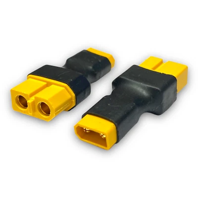 2x Stück XT30 Male auf XT60 Female Adapter Stecker Buchse Plug Lipo Akku Battery - Bild 1 von 4