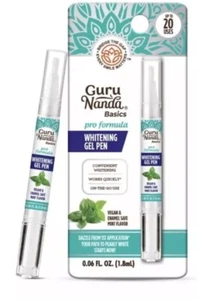 GuruNanda Teeth Whitening Pen,(0.06 fl oz)20 Uses Vegan & Gentle on Teeth Pro (2 - Picture 1 of 10