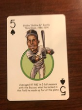 BOBBY BONILLA 2006 Hero Decks Playing Card #5 Of Spades Pittsburgh Pirates '06*
