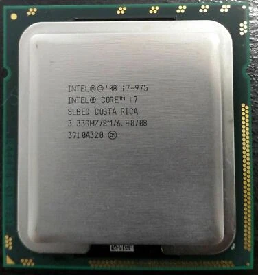 Intel Core i7 intel i7-975 Extreme Edition i7 975 3.33 GHz SLBEQ LGA 1366 CPU - Image 1 of 4