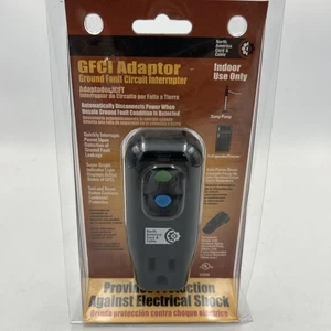 Adaptador GFCI de salida única, adaptador GFCI de 3 clavijas de 15 amperios con conexión a tierra 1875 W - Imagen 1 de 9