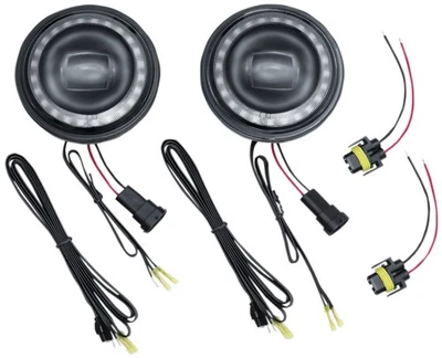 Prisma de órbita Kuryakyn + Lámparas de paso LED de 4,5" con halo multicolor Bluetooth (2477) Foto 1 de 3