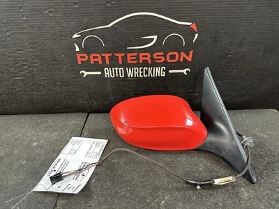 03-08 BMW Z4 PASSAGEIRO DIREITO POTÊNCIA CALOR AUTO DIM VISÃO LATERAL PORTA ESPELHO VERMELHO 314 - Imagem 1 de 4