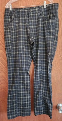 F.U.S.A.I. Pantalones Hombre 38/30 Bolsillos Cremalleras Cuadros Cuadros Fusai De Colección Para Hombre Foto 1 de 4