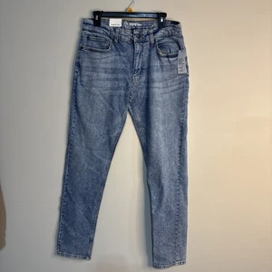 Nwt Original Use Men's Slim Fit Tapered Leg Light Blue Jeans Size 32x34 - Picture 1 of 9