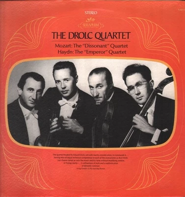 S60137 Drolc Quartett Mozart - "dissonant" Quartet / Haydn - the "emperor" - Image 1 of 4