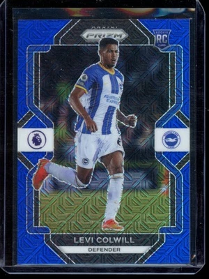 2022-23 Panini Prizm Premier League Blue Mojo /25 Levi Colwill Rookie RC - Image 1 of 2