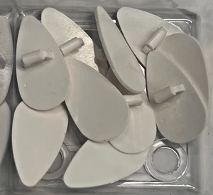 LEGO Minifigura, Escudo Ovalado, 2586, Blanco, CANTIDAD 10 Envío Gratis - Imagen 1 de 1