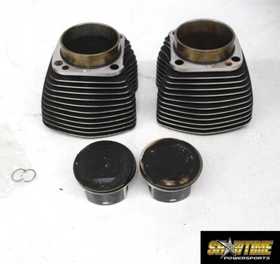 07-11 Harley-davidson Dyna Fat Bob Fxdf 96ci Engine front rear cylinders pistons - Image 1 of 4