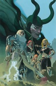 King Thor #1 24" x 36" Poster by Esad Ribic NEW ROLLED Marvel Comics Loki 2019