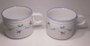 SAVOIR VIVRE PORTOFINO AZUL 2 tazas de café / tazas de té JF036 - Imagen 1 de 6
