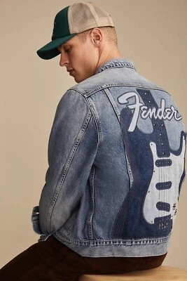 Lucky Brand® x Stratocaster Fender™ 70th Anniversary Denim Guitar Jacket  - Image 1 of 4