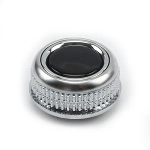 Chrome Volume Control Knob Adjust Knob Switch Cap Cover Fit For Audi A4 A5 S5 Q5 - Picture 1 of 8
