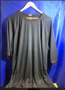 Men's Vintage Navy Crew Neck Casual Shirt Size 6XTG - Picture 1 of 1
