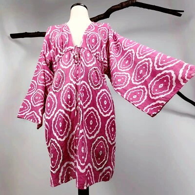 ZARA 💗 KLEID MINIKLEID STRANDKLEID TUNIKA PERLEN BESTICKT ROSA 7521/340 S - Bild 1 von 4