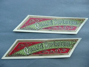 étiquette ancienne QUALITE SUPERIEURE - Imagen 1 de 2